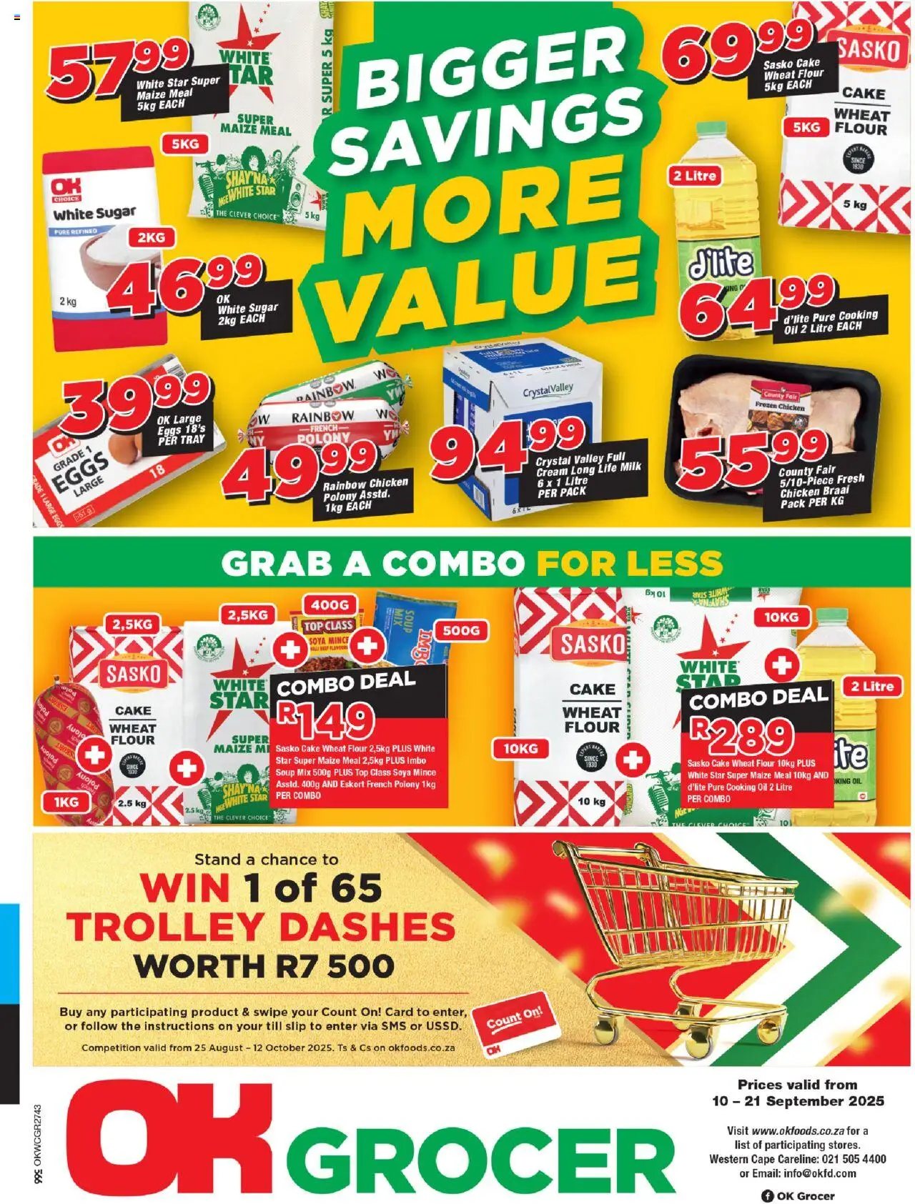 OK Foods Western Cape - OK Grocer from 10/09 - 21/09/2025 > Promotions
