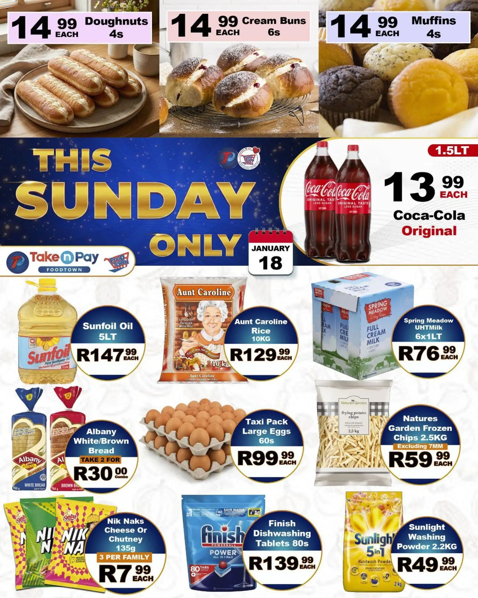 Preview of Take n Pay flyer valid from 18/01/2026
