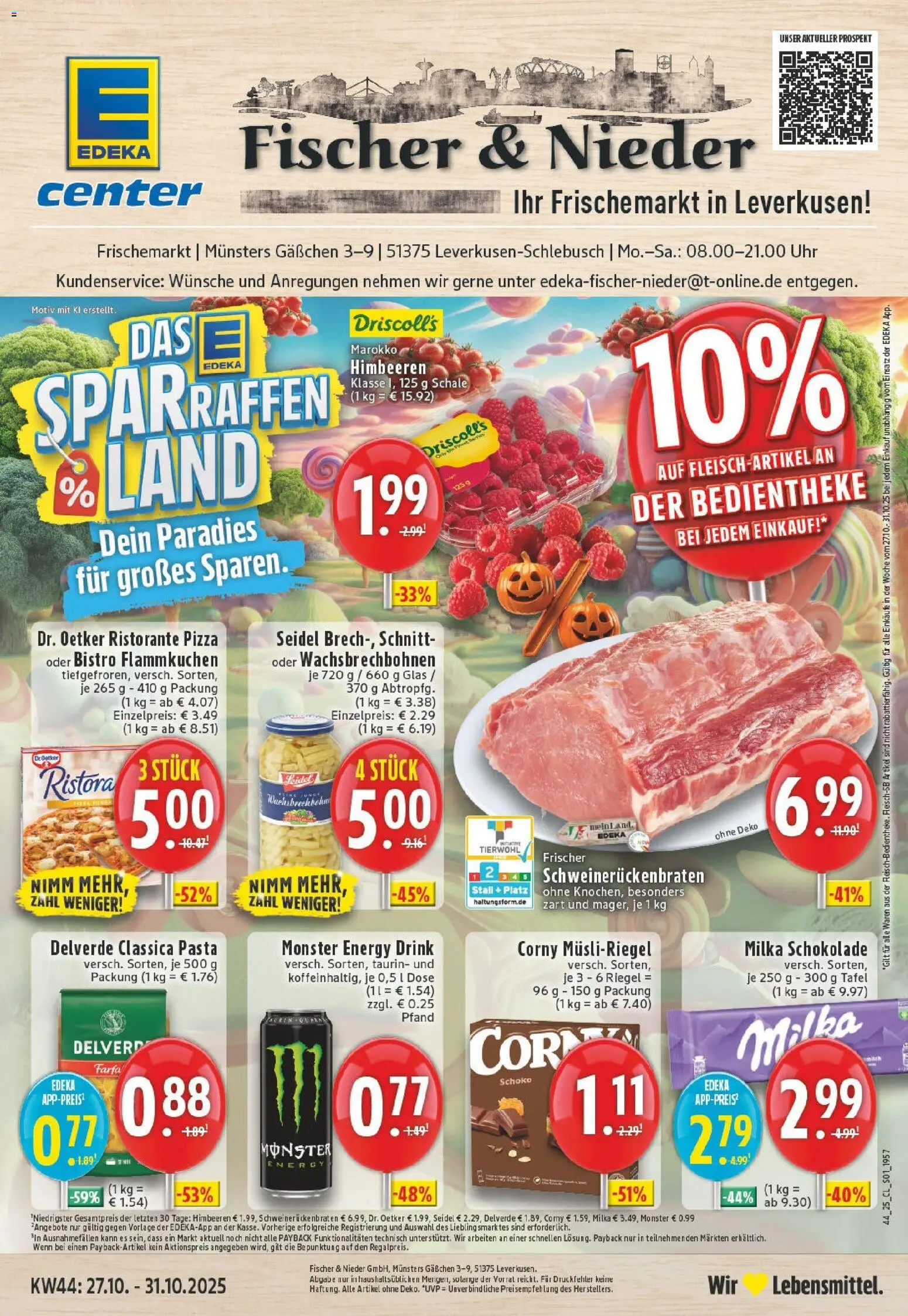 Vorschau von dem Prospekt des Geschäftes Edeka, gültig ab dem 26.10.2025