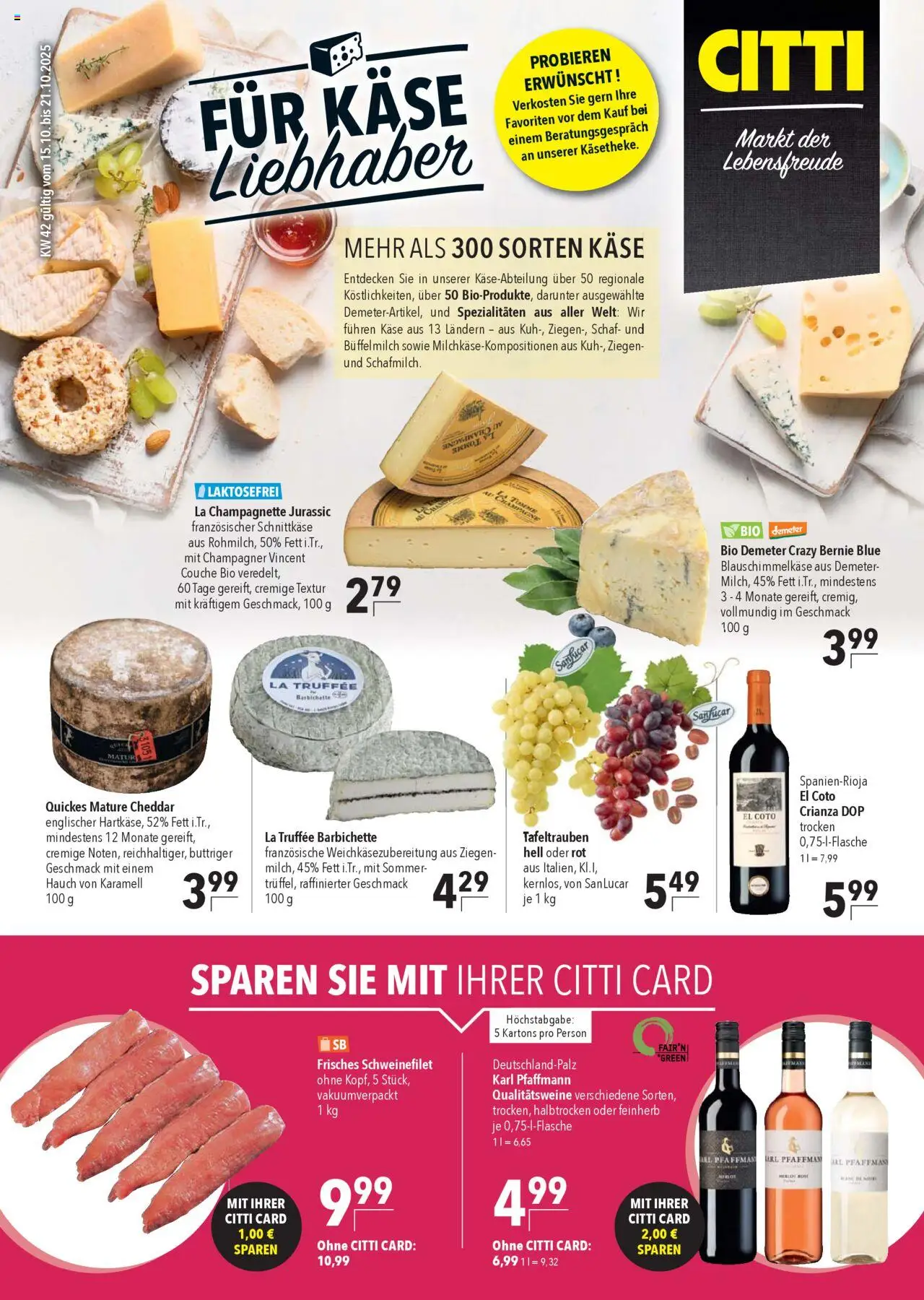 CITTI Markt Prospekt (vom 15.10.2025 - 21.10.2025)