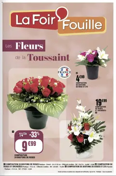 Prévisualisation de Catalogue toussaint du magasin La Foir'Fouille formulaire valide 15/09/2025