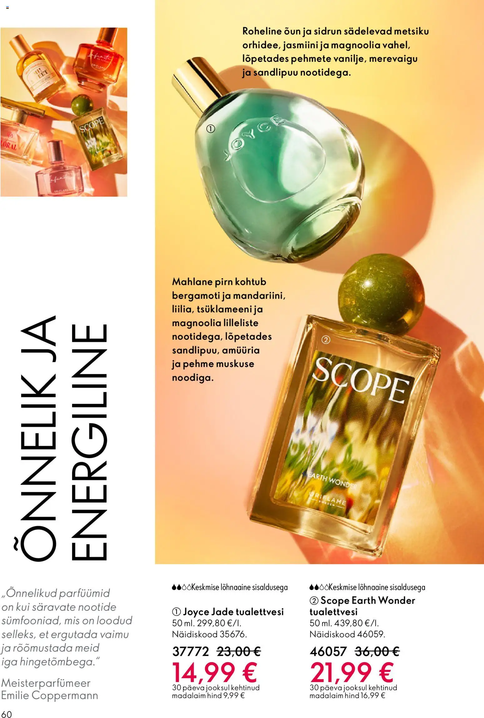 Oriflame kliendilehe eelvaade alates 2025.12.31