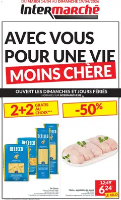 Prévisualisation de Intermarché Folder de la semaine 16 du magasin Intermarché formulaire valide 14/04/2026