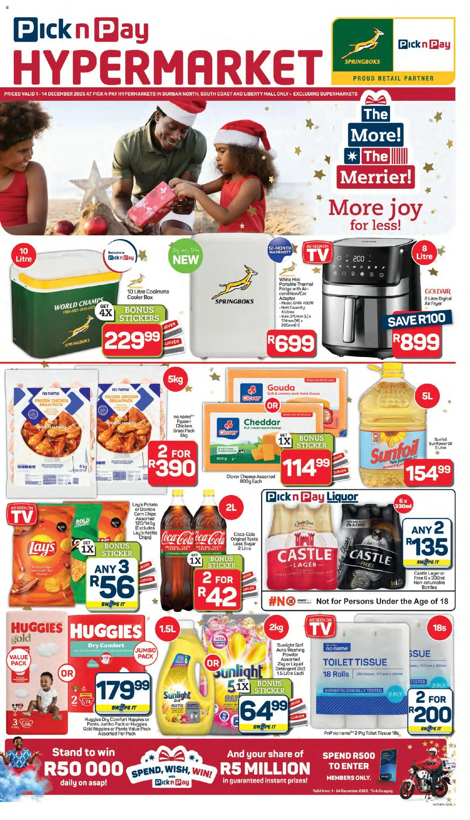 Preview of Pick n Pay flyer valid from 01/12/2025