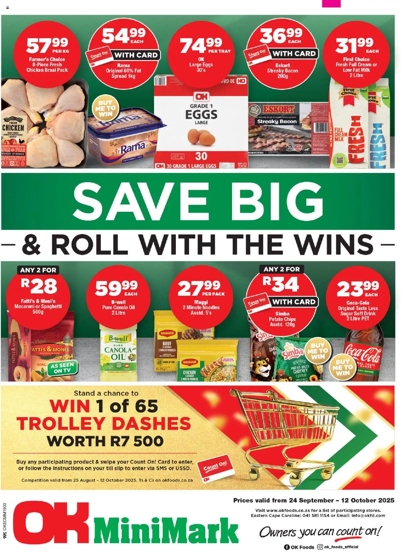 OK Foods Eastern Cape - OK MiniMark from 24/09 - 12/10/2025 > Promotions
