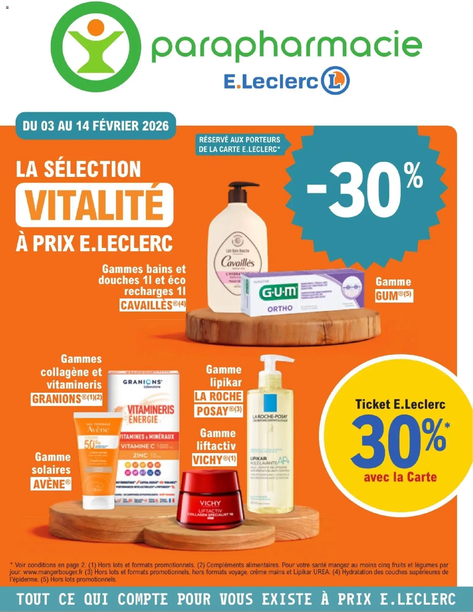 Prévisualisation de Parapharmacie du magasin E.Leclerc formulaire valide 03/02/2026