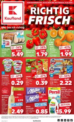 Vorschau von dem Prospekt des Geschäftes Kaufland, gültig ab dem 05.02.2026