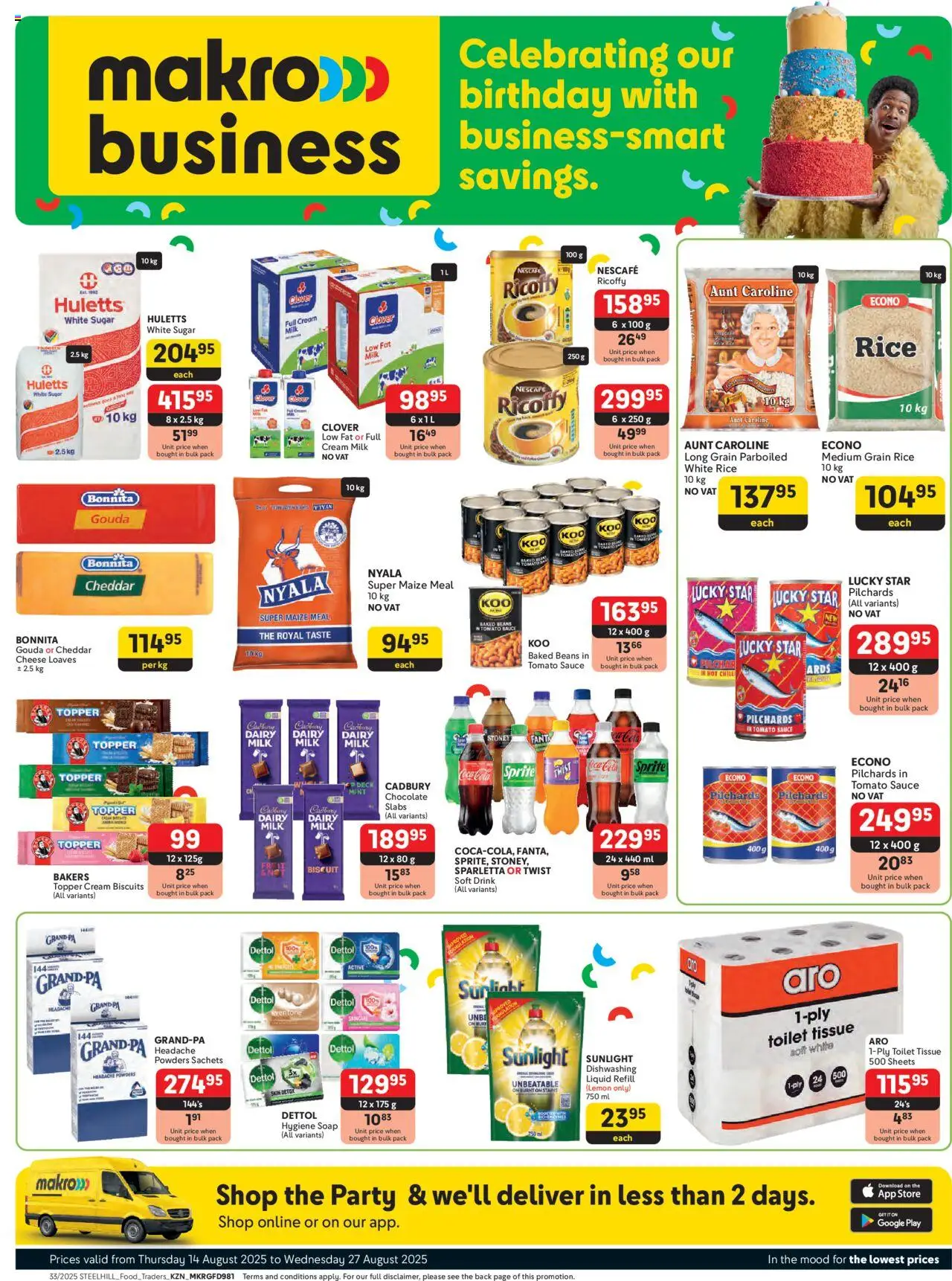 Makro KwaZulu-Natal - Business from 14/08 - 27/08/2025 > Promotions
