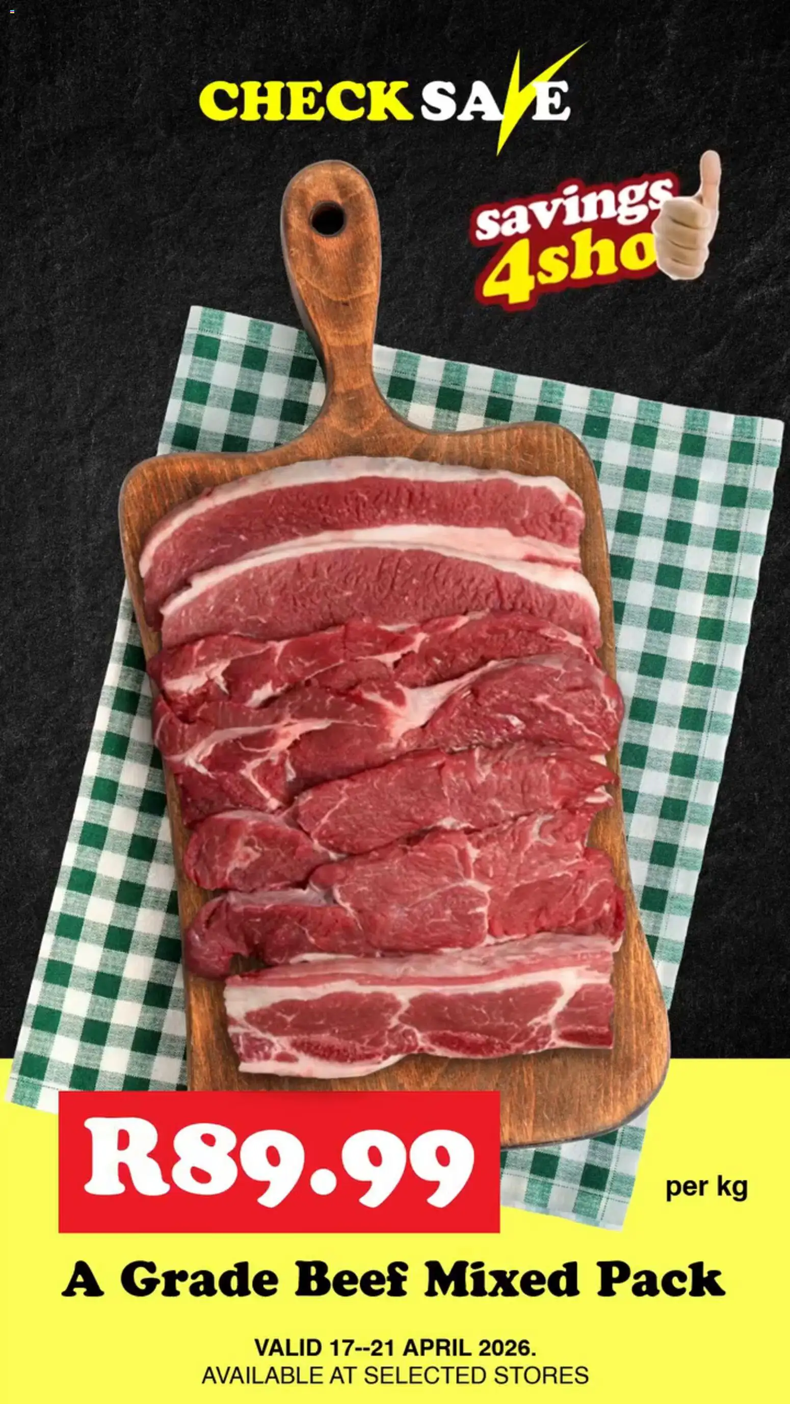 Preview of Check Save flyer valid from 17/04/2026