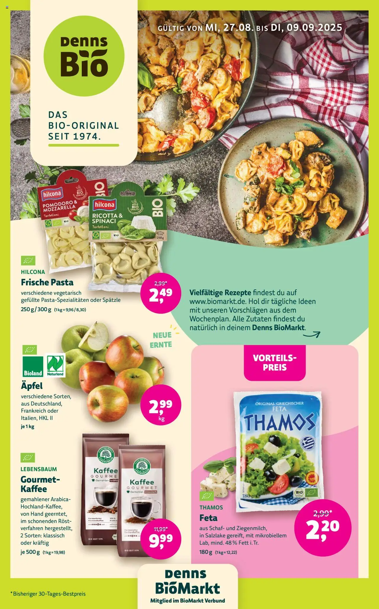 Denns BioMarkt Angebote (vom 27.08.2025 - 09.09.2025)