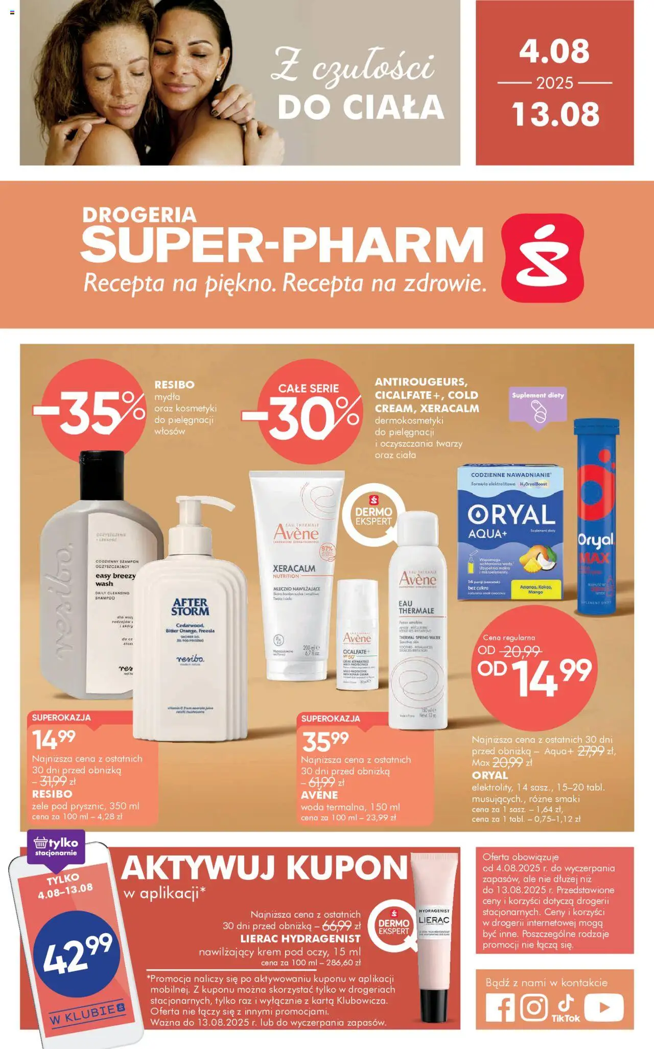 Super-pharm Gazetka od 04.08.2025 - Nowa Gazetka - Numer strony 1