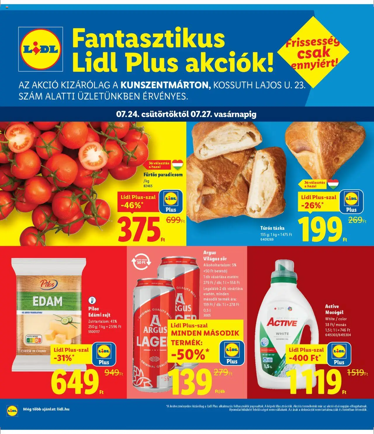 Lidl aktuális szórólap, érvényes 2025.07.24.-től - 1 oldal