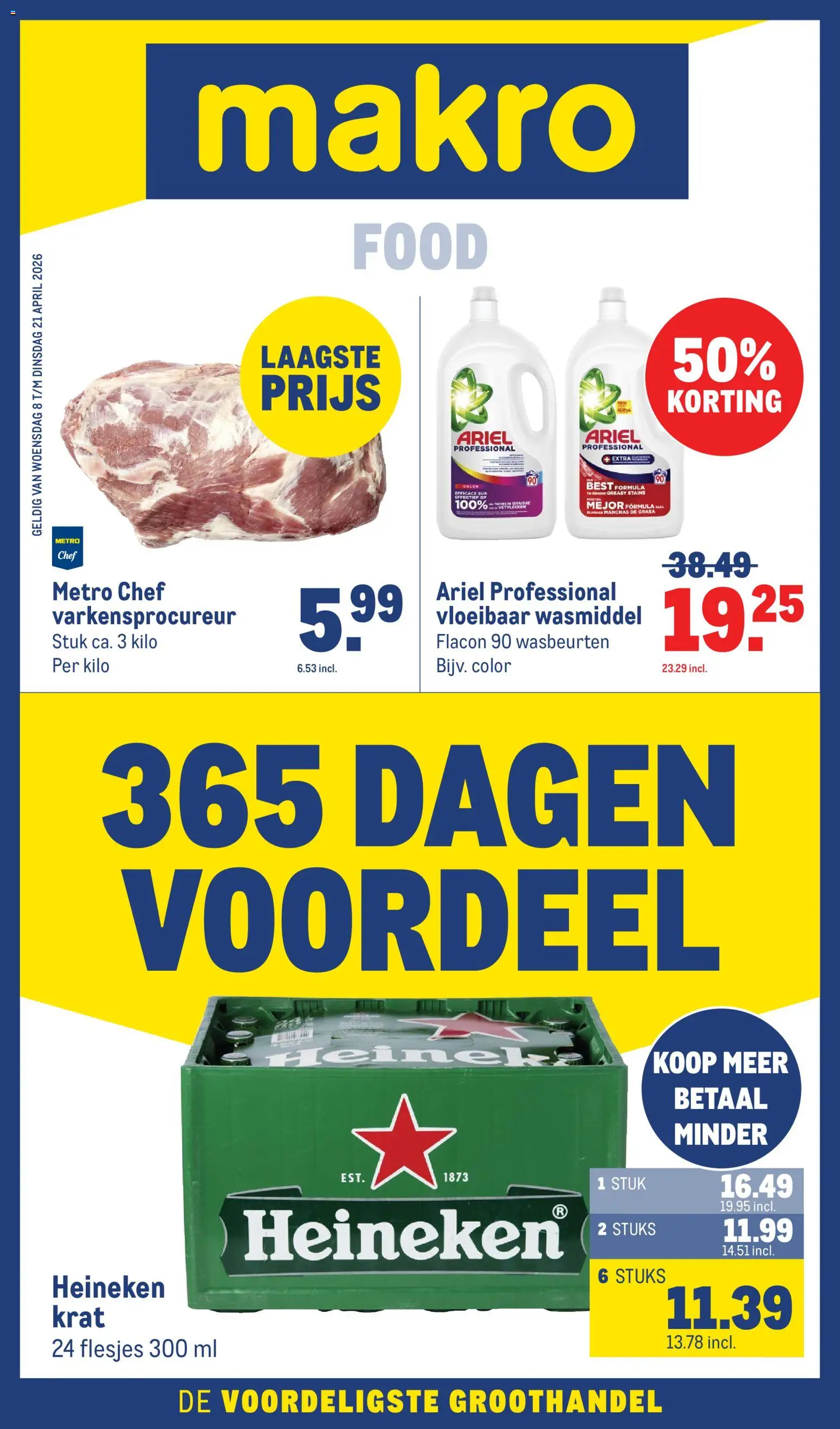 Voorbeeld van Makro folder van winkel Makro geldig vanaf 08-04-2026