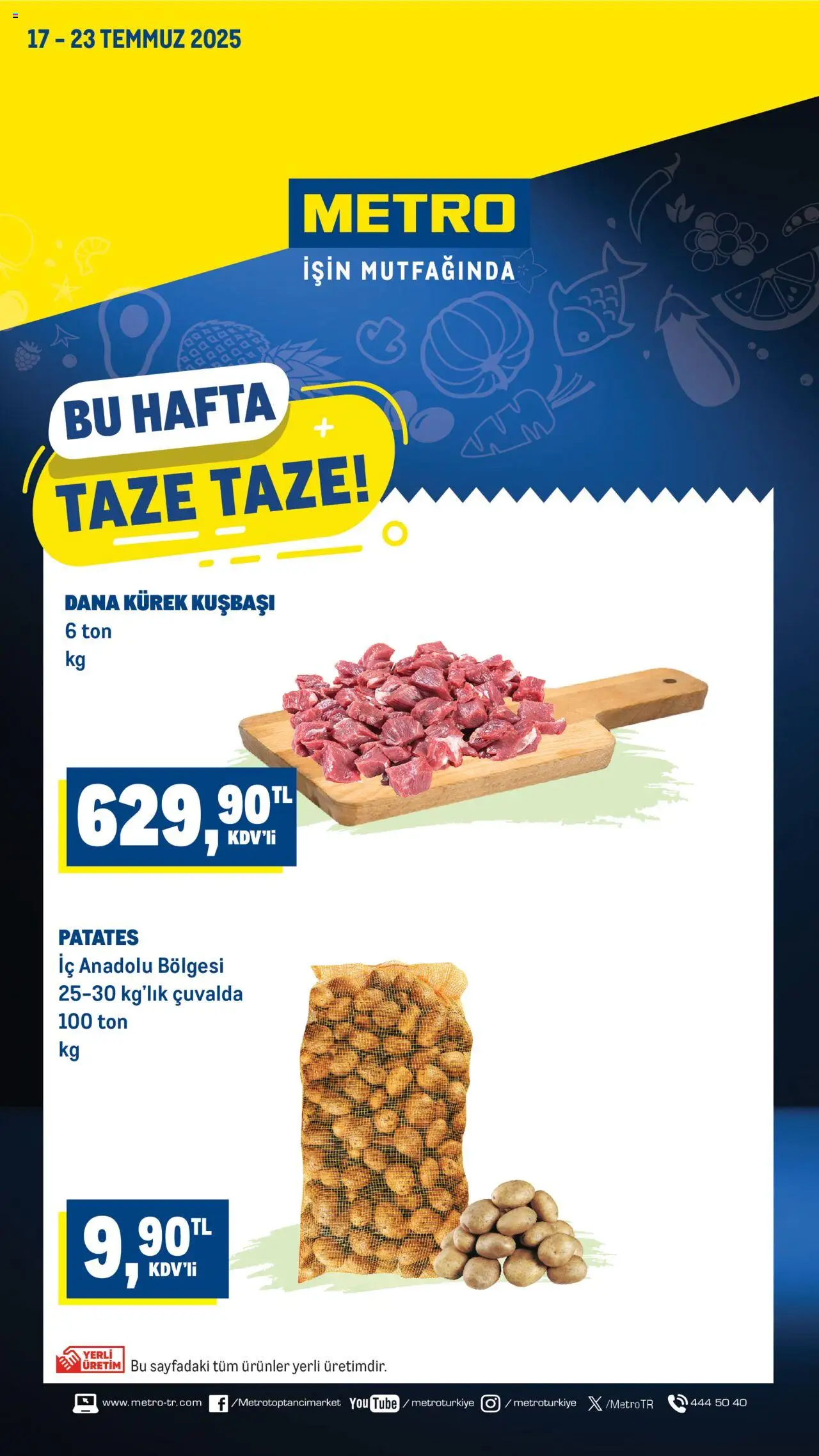 Metro Katalog (17 - 23 Temmuz 2025) - Sayfa numarası 1