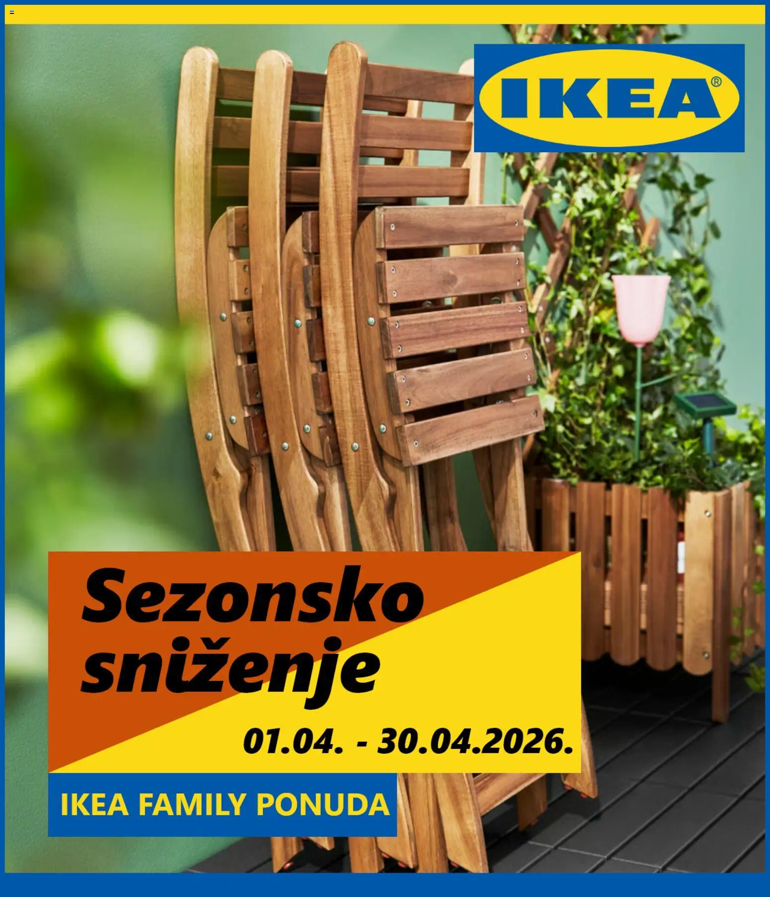 Pregled letka IKEA Katalog trgovine IKEA vrijedi od 01.04.2026