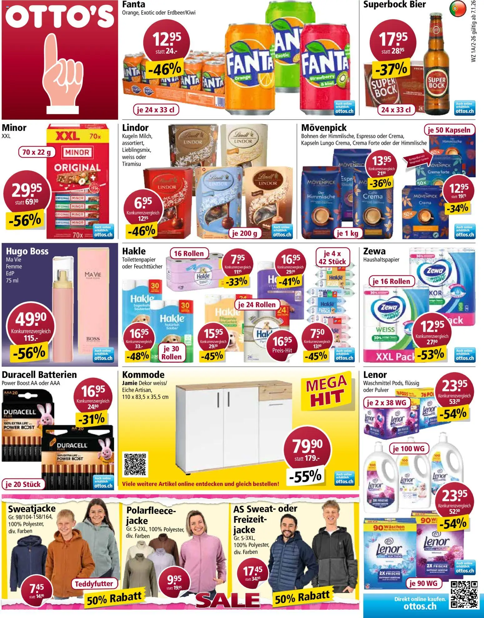 Vorschau des Merkblatts Aktionen vom Shop Otto's gültig von 07.01.2026 bis 