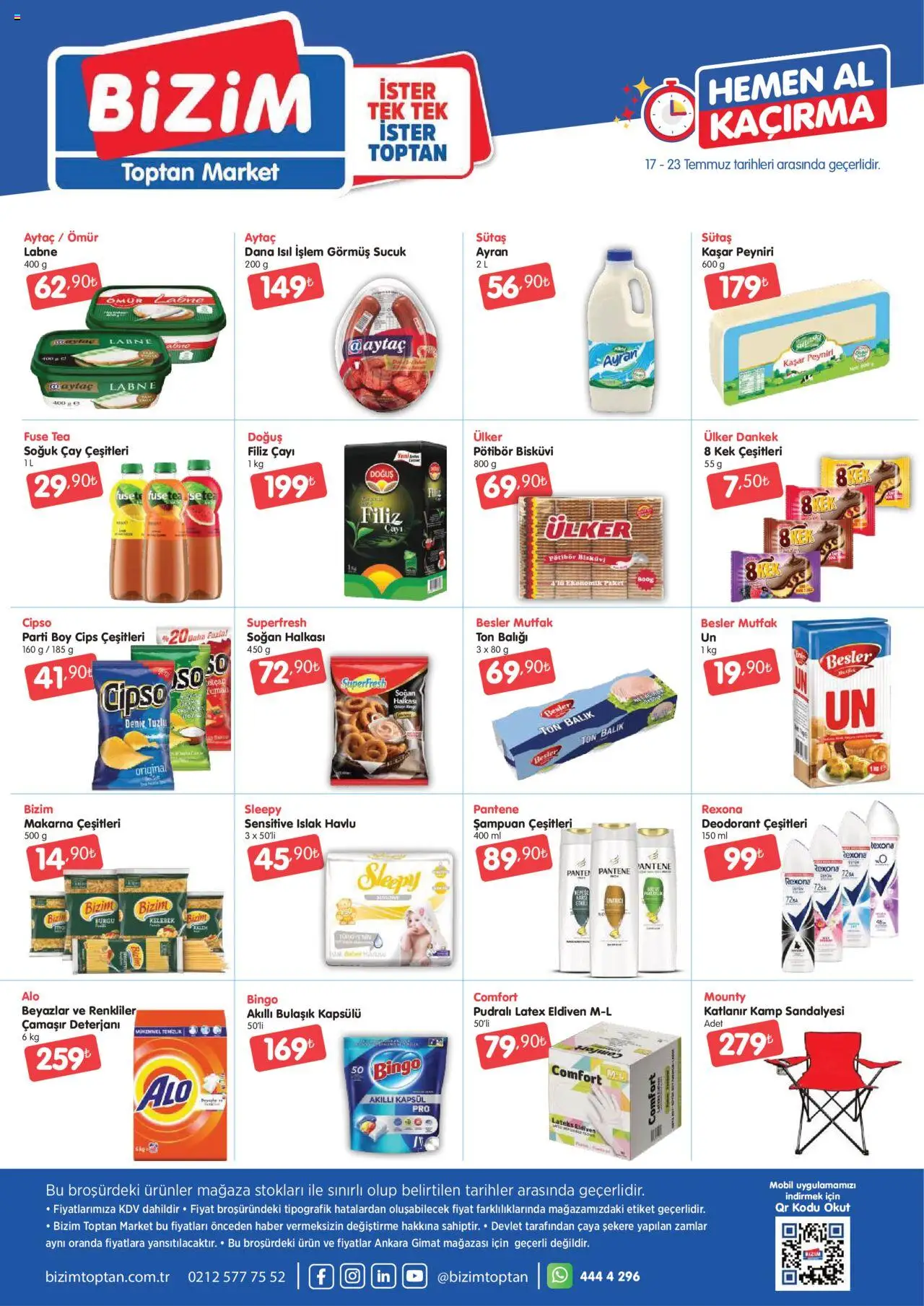 Bizim Toptan Katalog (17 - 23 Temmuz 2025) - Sayfa numarası 1
