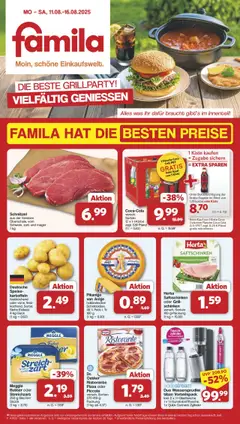 Vorschau von dem Prospekt des Geschäftes Famila Nordwest, gültig ab dem 11.08.2025