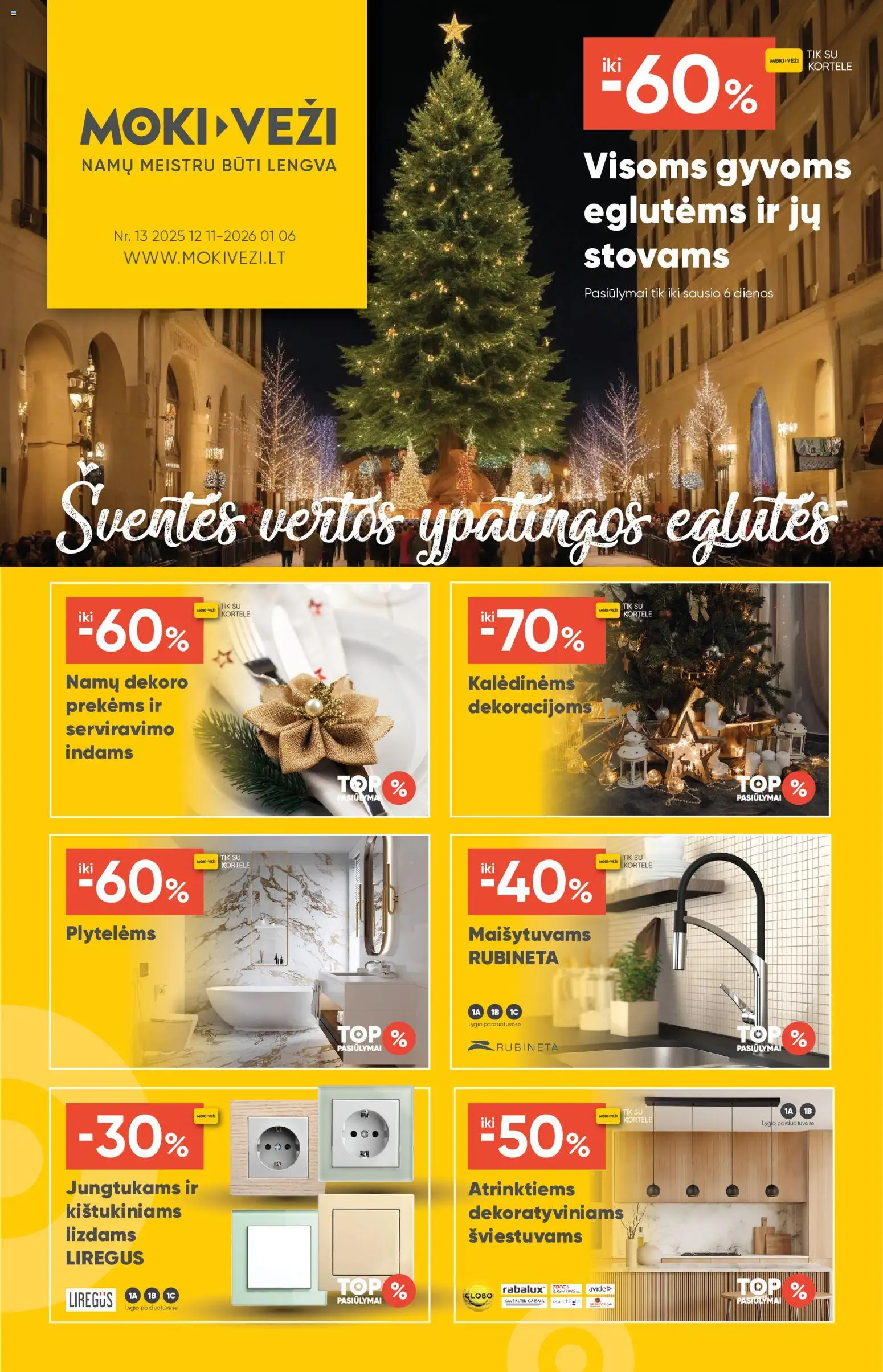 MOKI VEŽI parduotuvės leidinio Leidinys galiojančio nuo 2025.12.11 peržiūra
