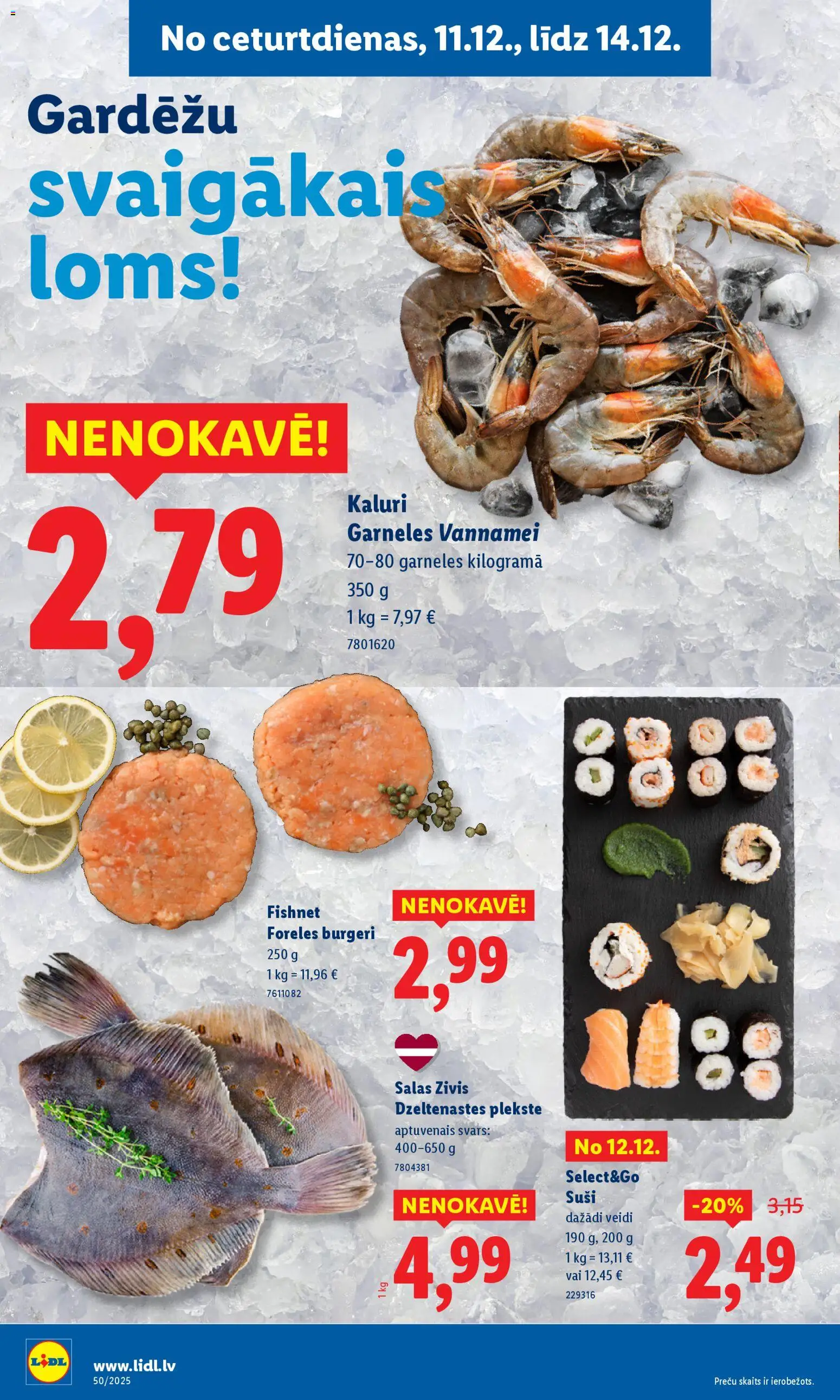 Skatīt Lidl akciju bukletu, derīgs no 2025.12.08