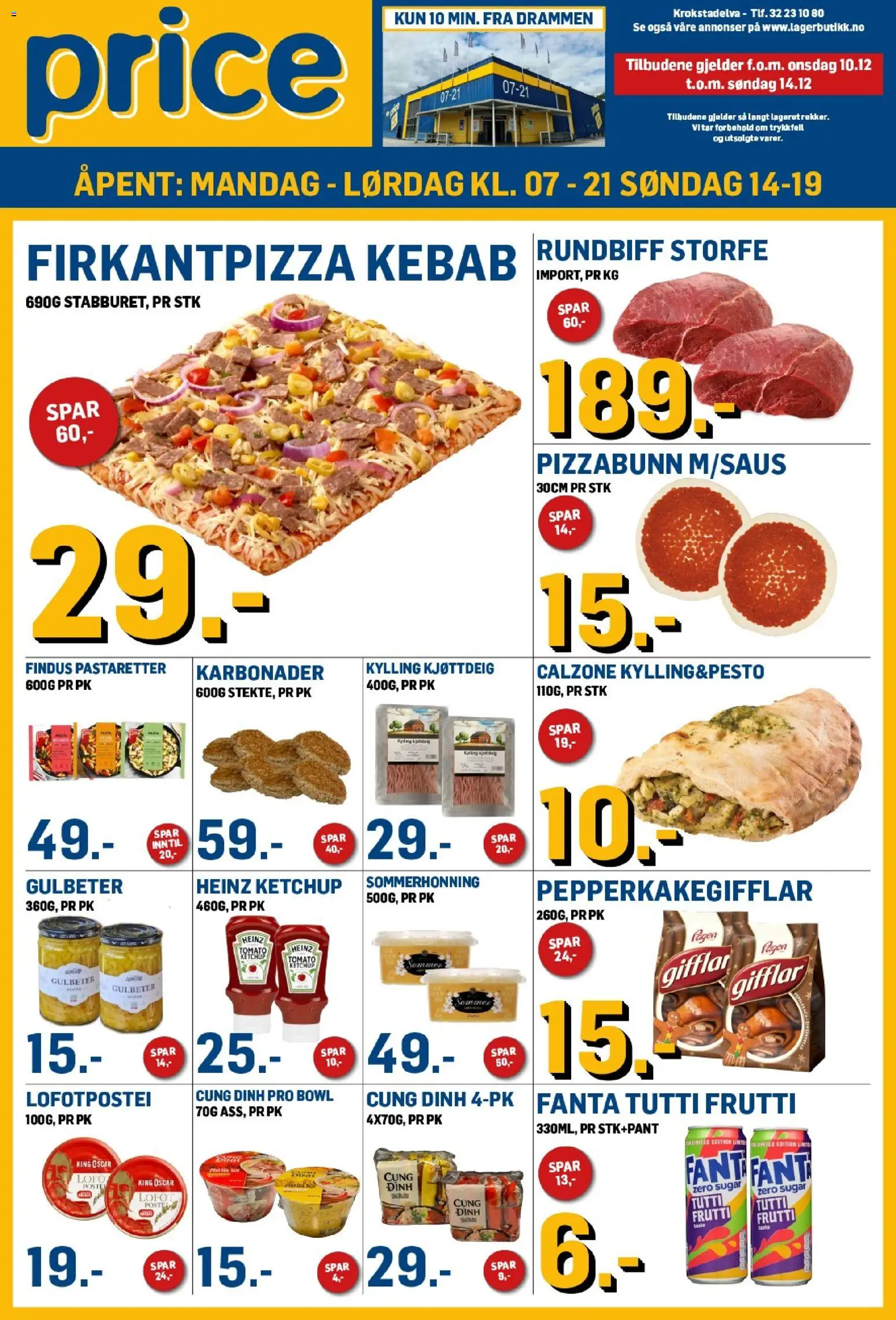 Forhåndsvis Kundeavis fra butikk Price Lagerbutikk gyldig fra 10/12/2025