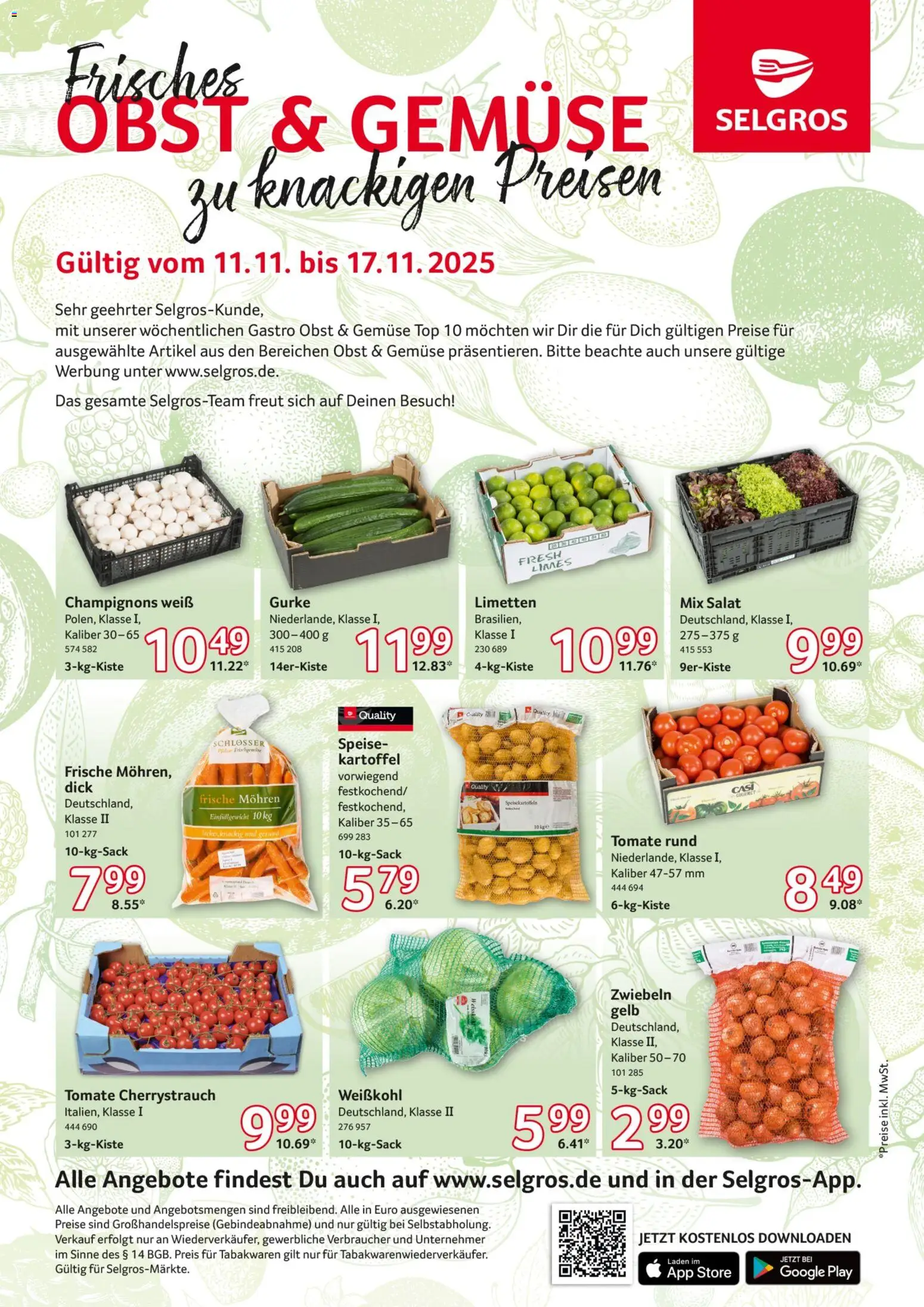 Vorschau von dem Prospekt des Geschäftes Selgros, gültig ab dem 11.11.2025
