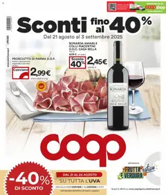 Anteprima dell'opuscolo Volantino Genova dal negozio COOP valido da 21/08/2025