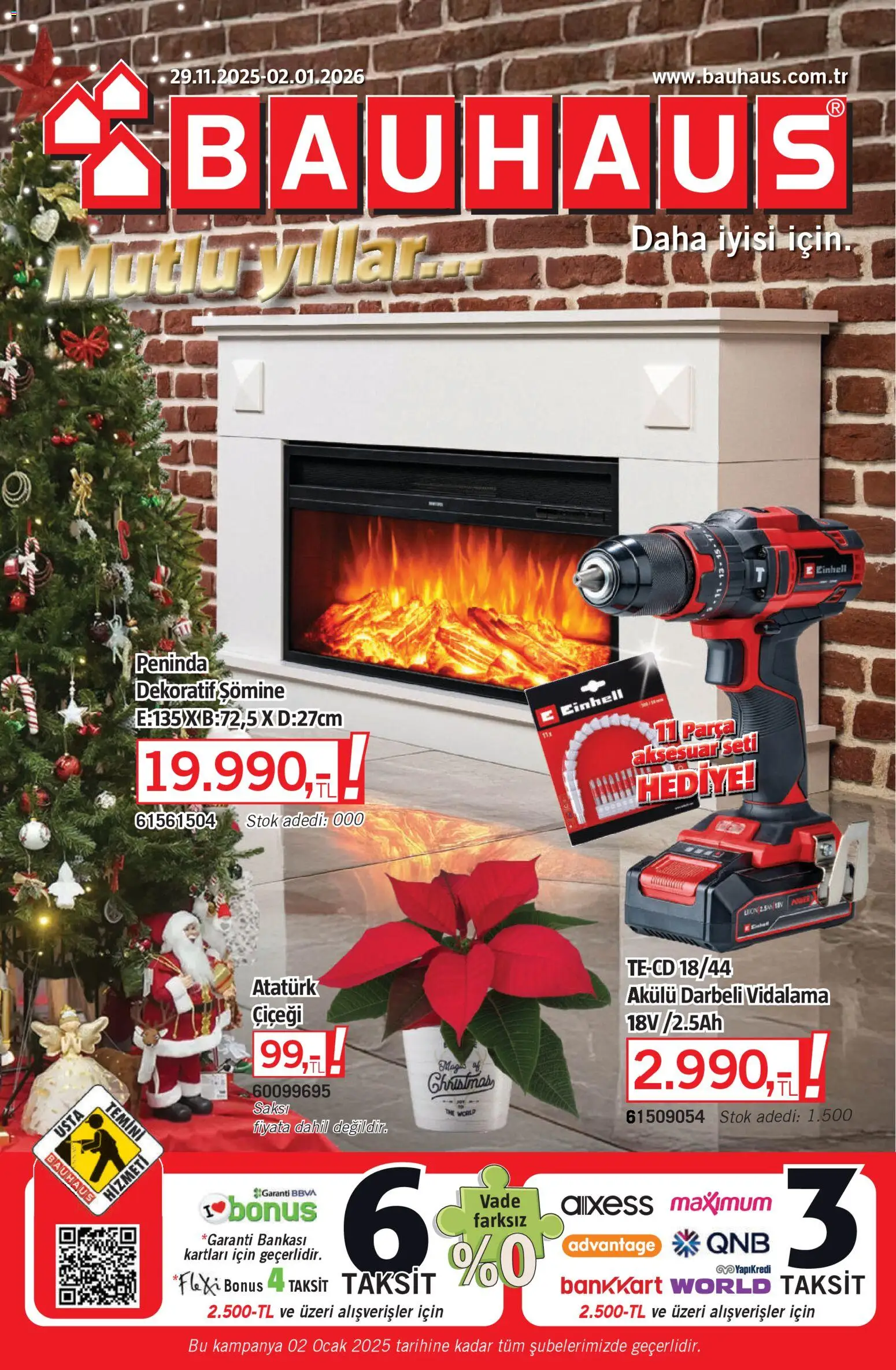 Bauhaus Katalog 29.11.2025 - Broşürünün önizlemesi