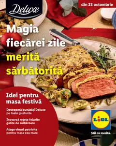 Previzualizarea de cataloage: Lidl Catalog - Deluxe valabil de la 23.10.2025