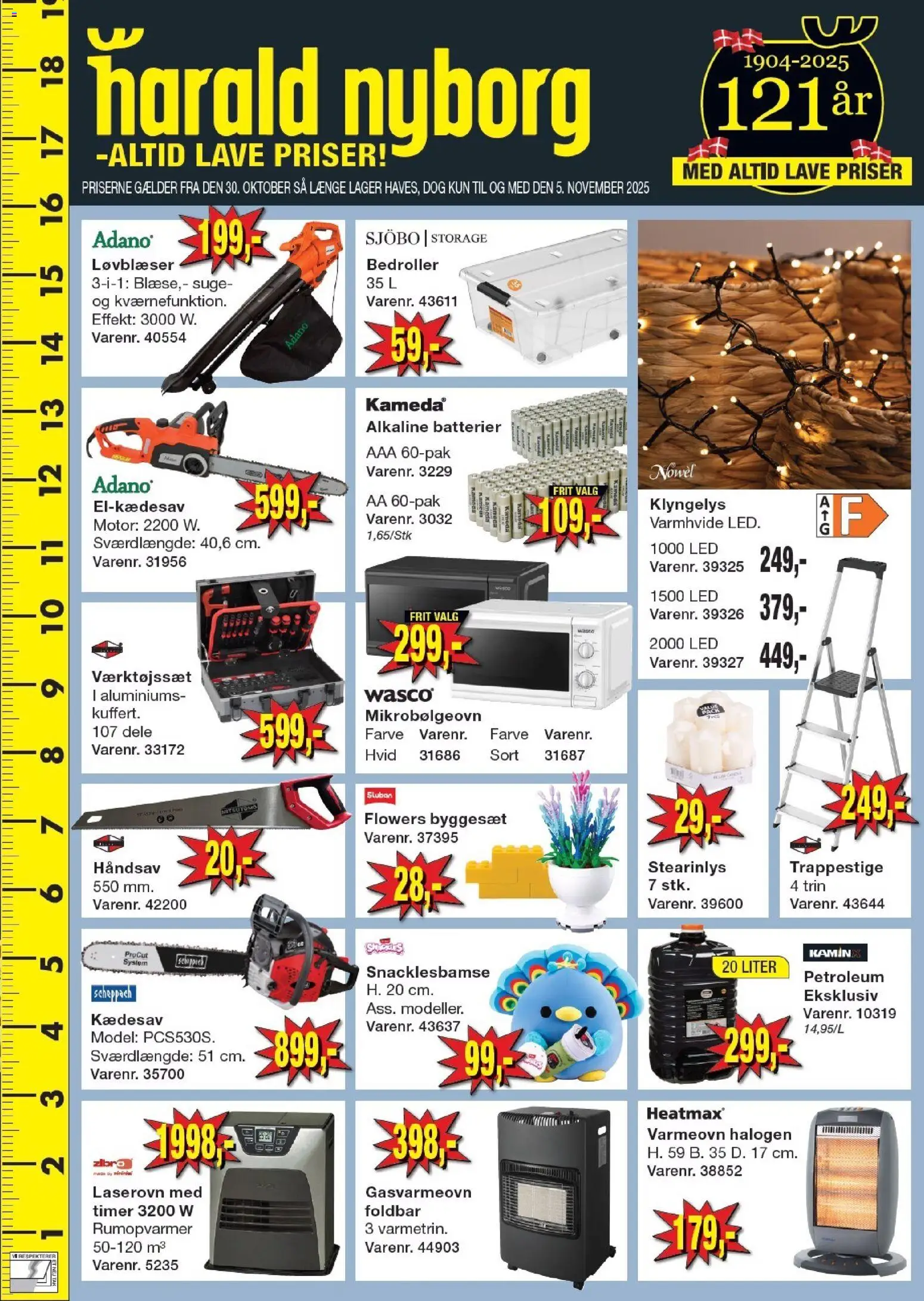 Eksempel på tilbudsavis Tilbudsavis fra butik Harald Nyborg gyldig fra 30/10/2025
