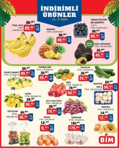BİM Meyve-Sebze, İndirim 24.10.2025 - Broşürünün önizlemesi