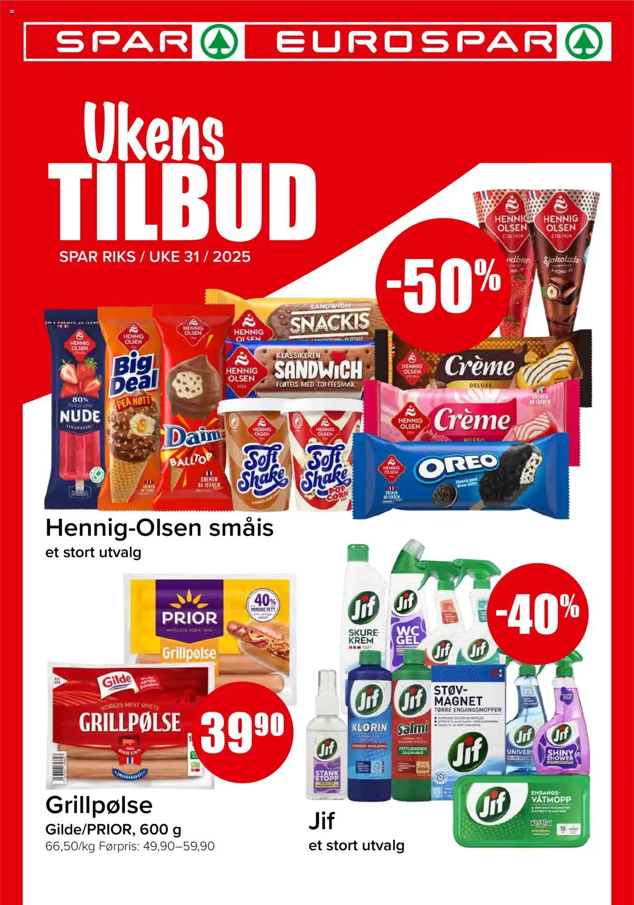 Kundeavis Spar gyldig fra 28/07/2025 - Sidenummer 1