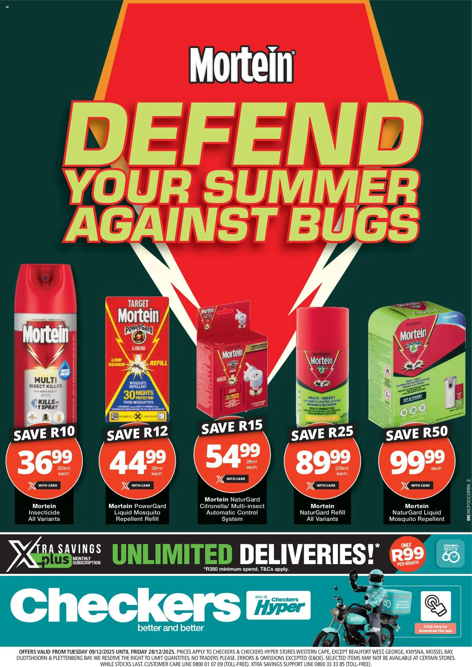 Preview of Checkers flyer valid from 09/12/2025