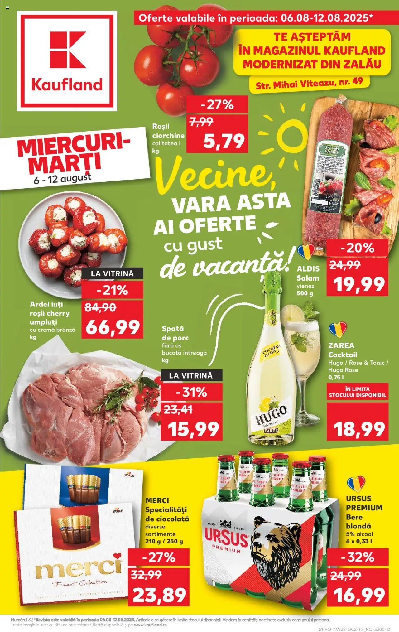 Kaufland RO aktuális szórólap, érvényes 2025.08.06.-től - 1 oldal