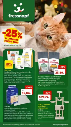 Previzualizarea de cataloage: Fressnapf Catalog Fressnapf până în data de 19.11.2025 valabil de la 05.11.2025