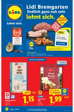 Vorschau des Merkblatts Aktionen Neueröffnung Bremgarten vom Shop Lidl gültig von 11.12.2025 bis 17.12.2025
