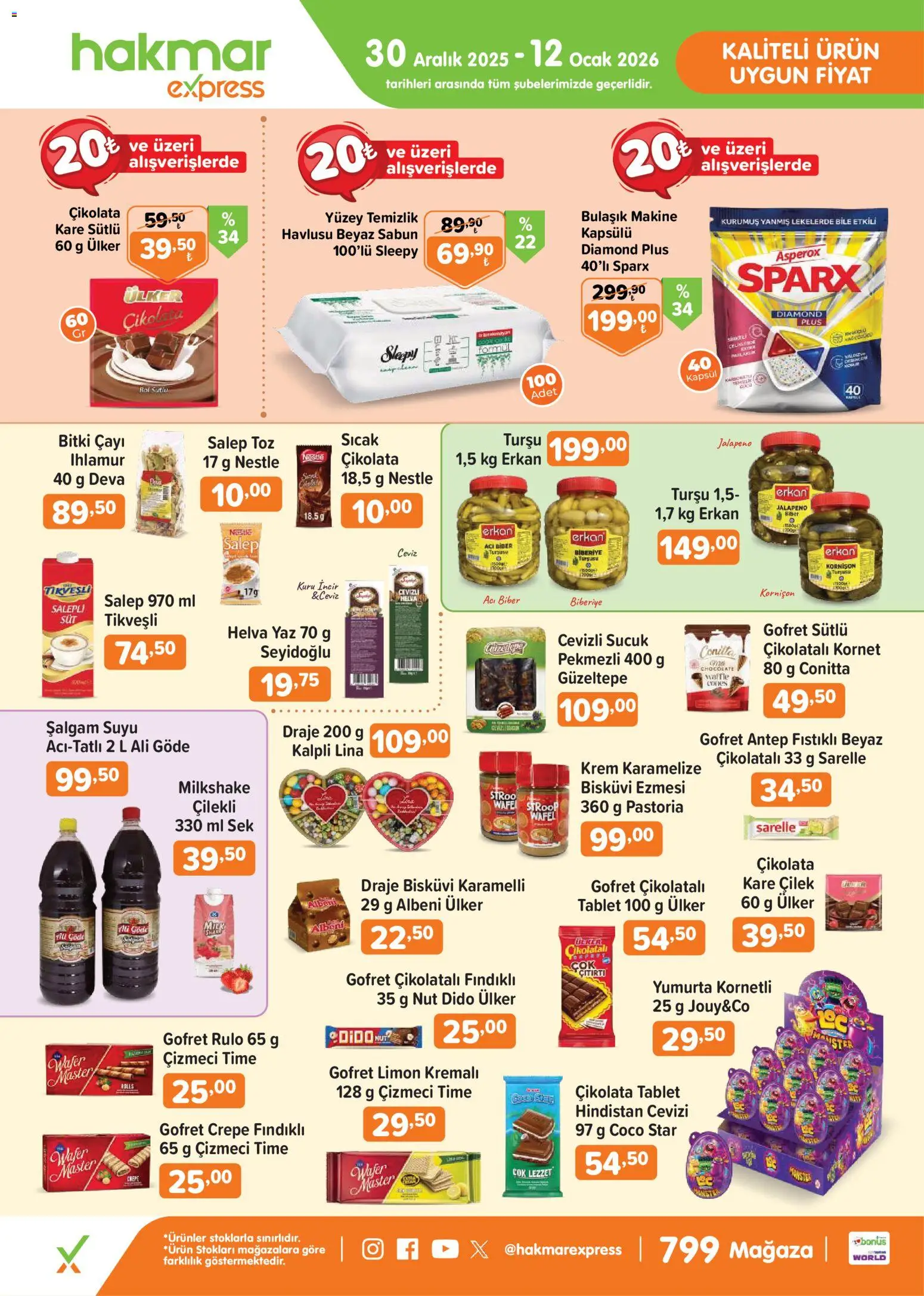 Hakmar Express Salı Aktüel Ürünler 30.12.2025 - Broşürünün önizlemesi