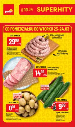 Pogląd gazetki "POLOmarket gazetka - Super Hity" ze sklepu POLOmarket ważnej od 23.03.2026