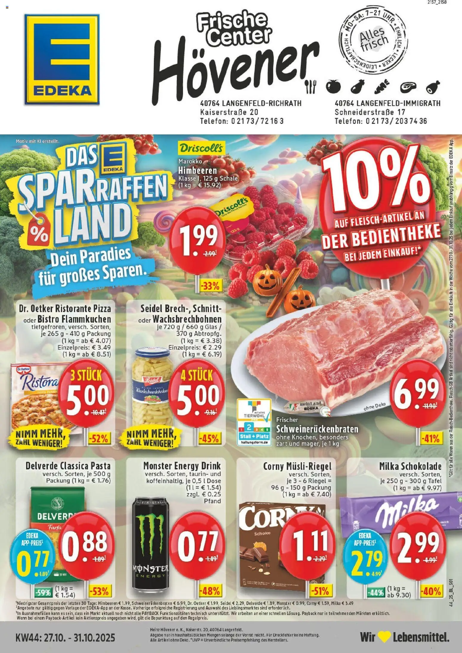 Vorschau von dem Prospekt des Geschäftes Edeka, gültig ab dem 26.10.2025