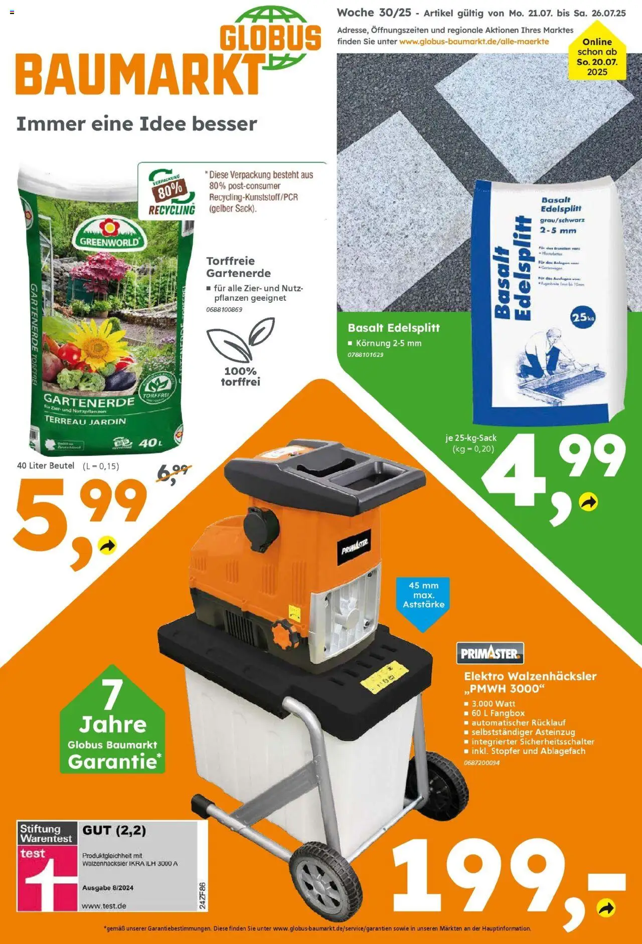 Globus Baumarkt Prospekt Völklingen (vom 20.07.2025 - 26.07.2025)