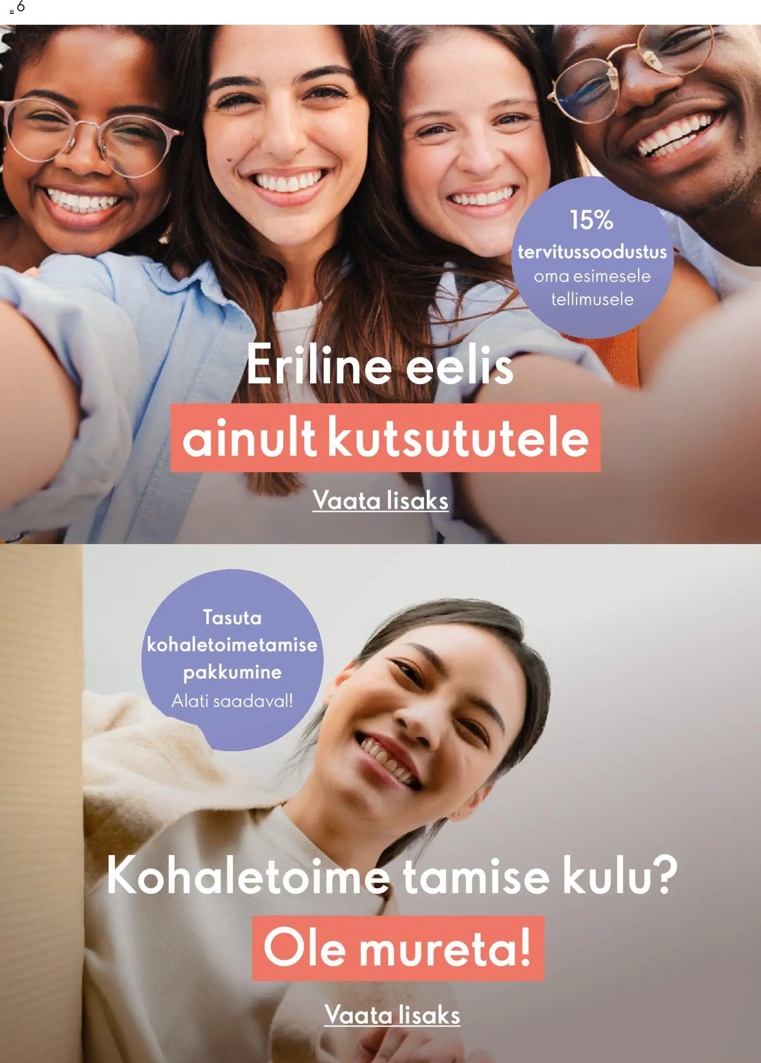 Oriflame kliendilehe eelvaade alates 2025.04.20