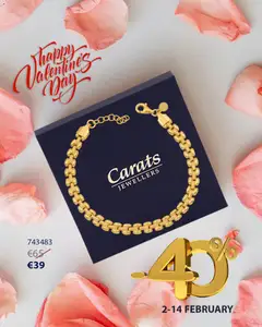 Προεπισκόπηση φυλλαδίου Κατάλογος Happy Valentines Day από το κατάστημα Carats Jewellers σε ισχύ από 02/02/2026