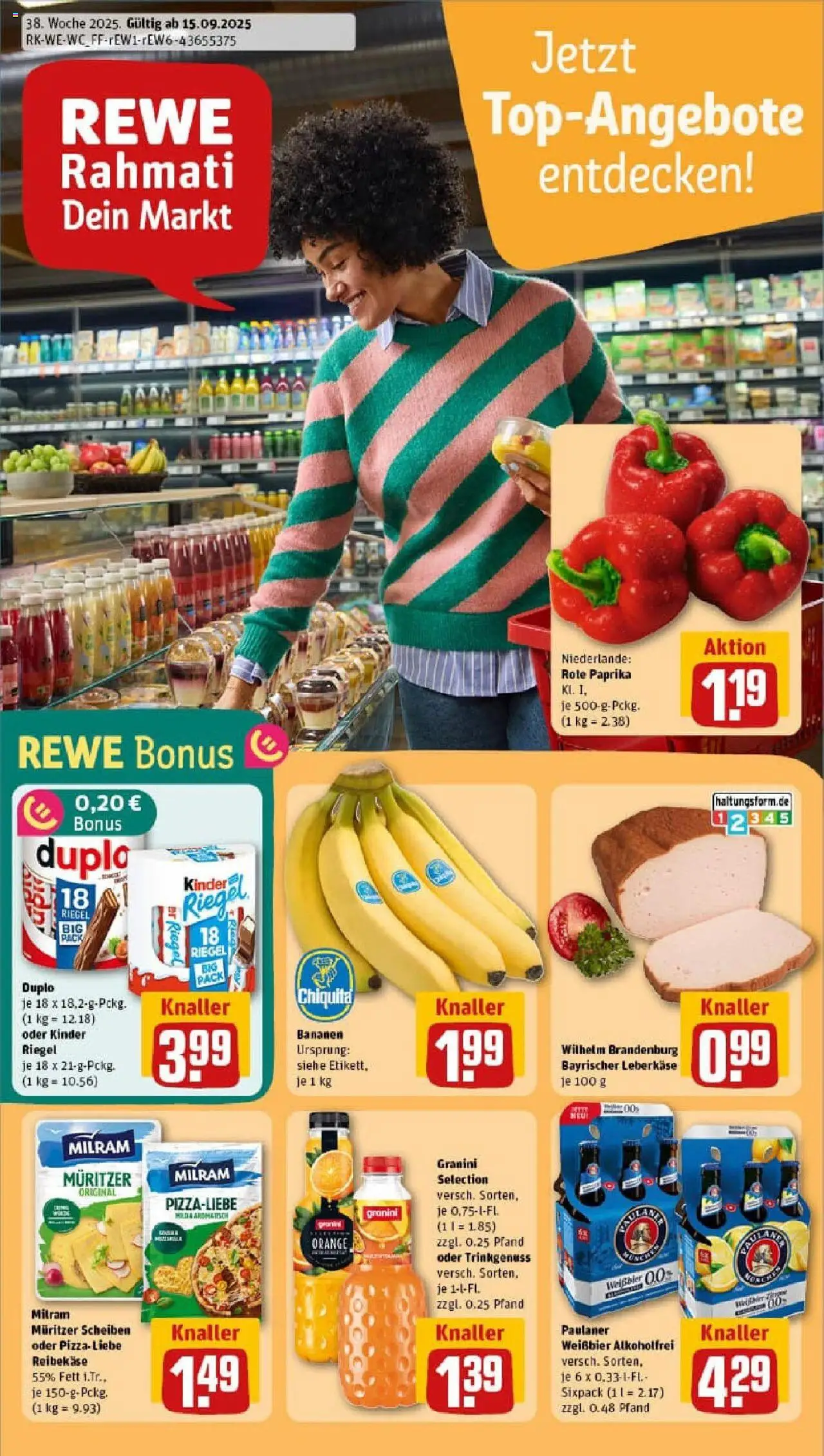 REWE Prospekt ab 14.09.2025 nächste Woche - Prospekt Bonn / Kessenich	