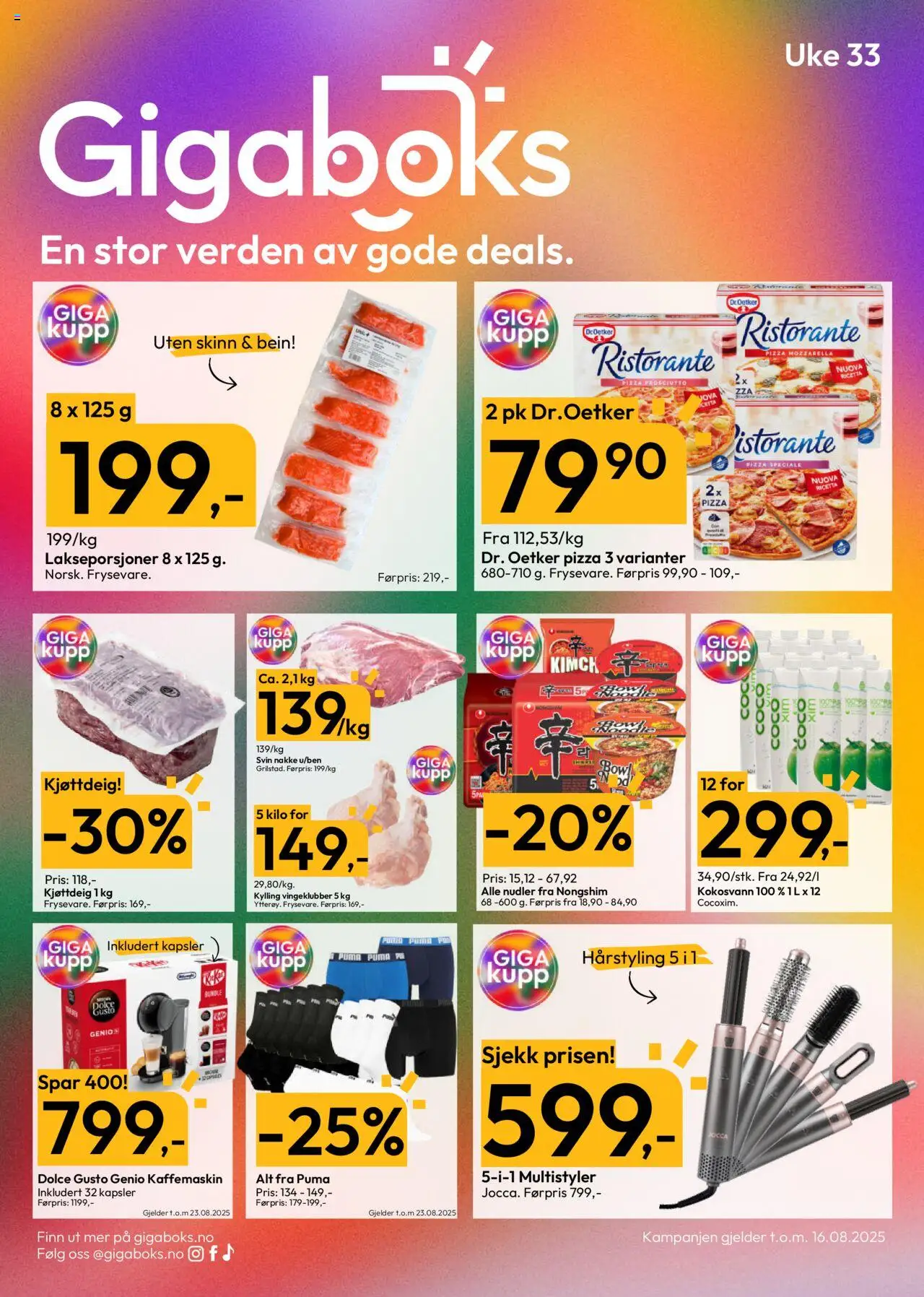 Kundeavis Gigaboks gyldig fra 11/08/2025 - Sidenummer 1
