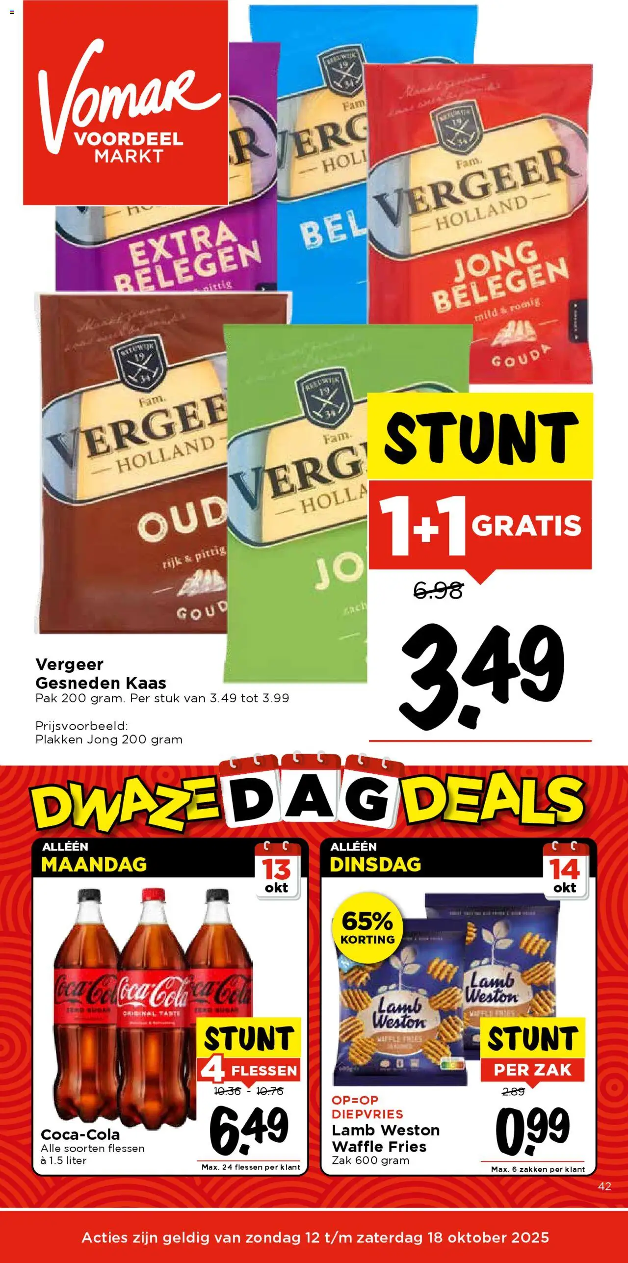 Vomar shop Folder geldig vanaf 12-10-2025 - Paginanummer 1