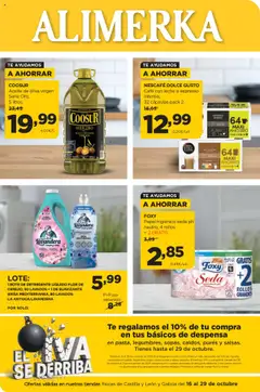 Vista previa del folleto de la tienda Alimerka válido desde el 16/10/2025 