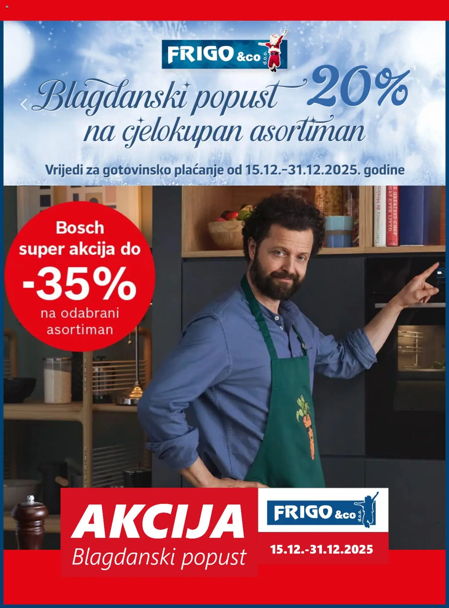 Pregled letka Katalog trgovine FRIGO & Co. vrijedi od 16.12.2025