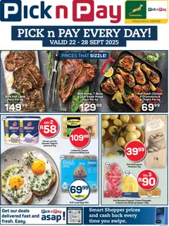 Preview of Pick n Pay flyer valid from 22/09/2025