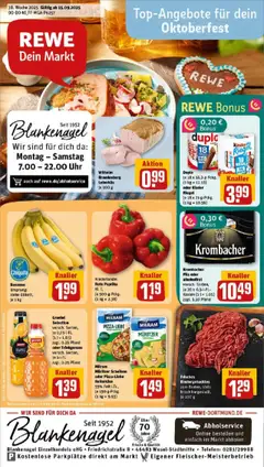 Vorschau von dem Prospekt des Geschäftes Rewe, gültig ab dem 14.09.2025