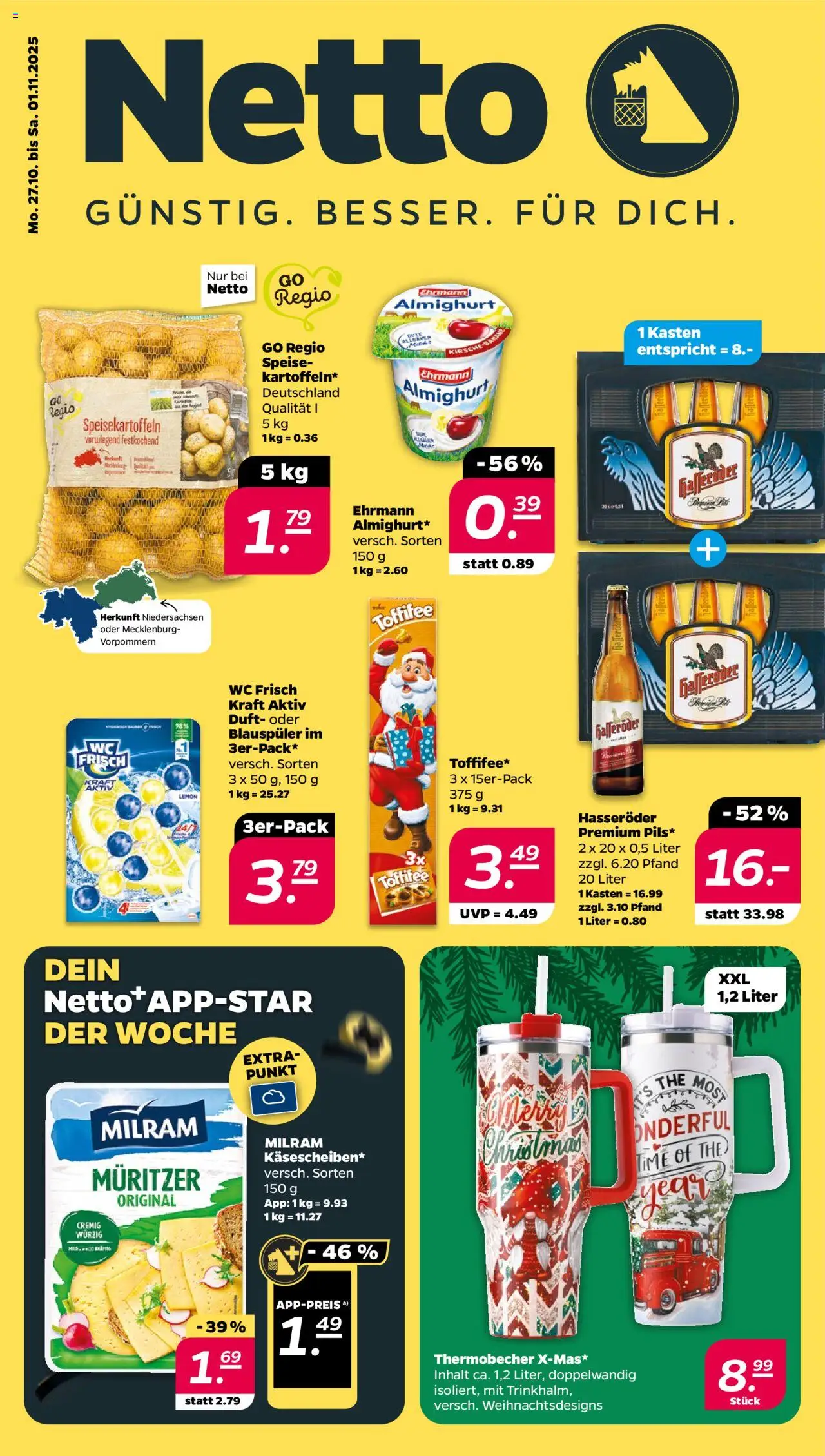 Netto Prospekt ab 27.10.2025 > zum Blättern nächste Woche